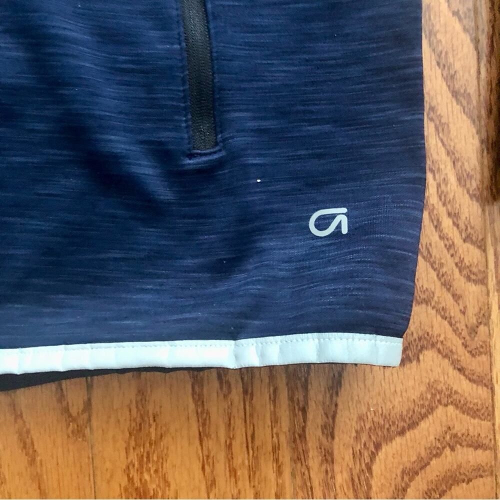 Gapfit Long Sleeve Hoodie Fleece Lined Top Navy Blue Sweater Women’s Size S - Picture 4 of 8